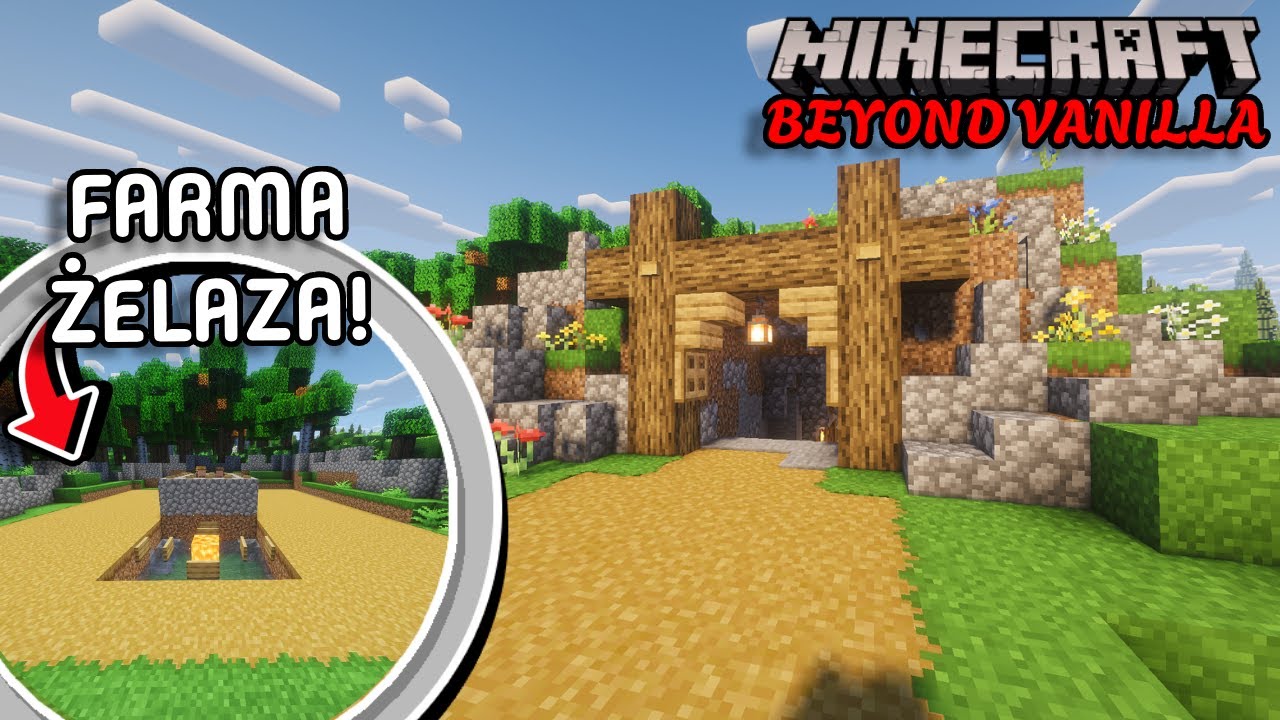 ZBUDOWAŁEM PRZEPIĘKNĄ KOPALNIE W MINECRAFT BEYOND VANILLA