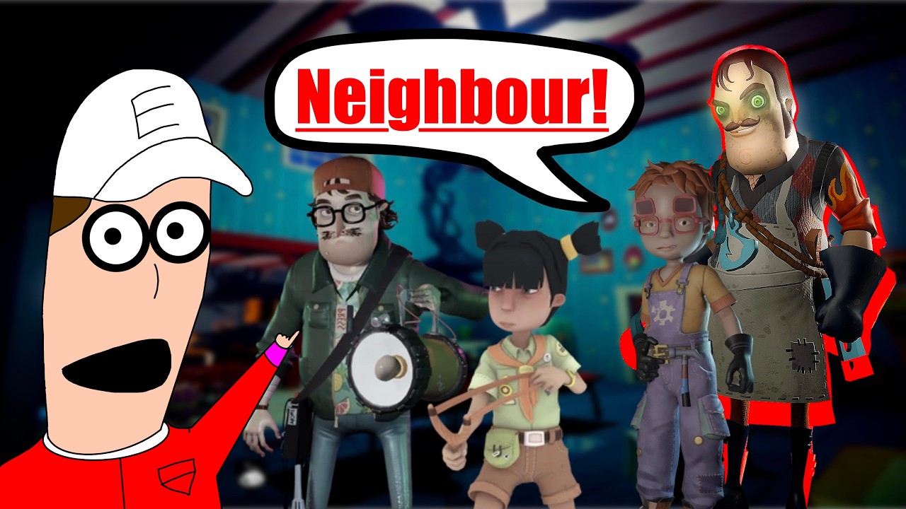 THEY THOUGHT I WAS THE NEIGHBOUR!!! - Secret Neighbour PS5