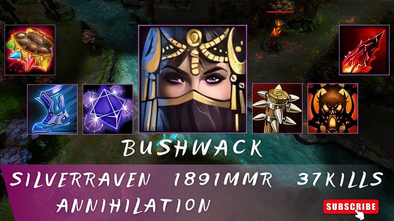 HoN | Mid Wars | Bushwack | SILVERRAVEN | 1891 MMR