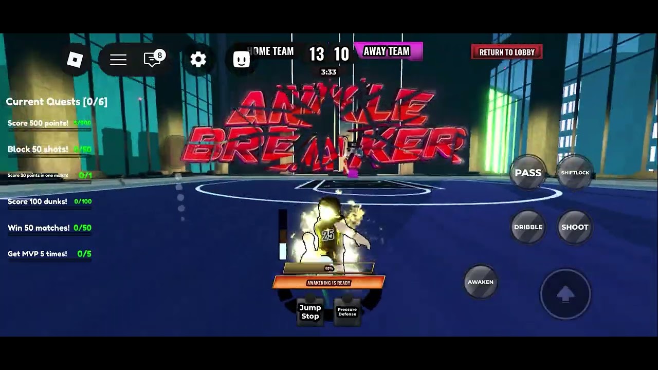 1v1 me vs @Playing basketball zero