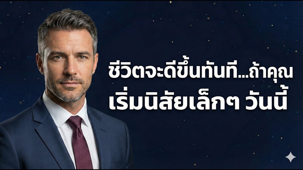 ชีวิตจะดีขึ้นทันที…ถ้าคุณเริ่มนิสัยเล็กๆ วันนี้💙🔥#แรงบันดาลใจตอนเช้า #พัฒนาตัวเอง #จุดไฟความคิด