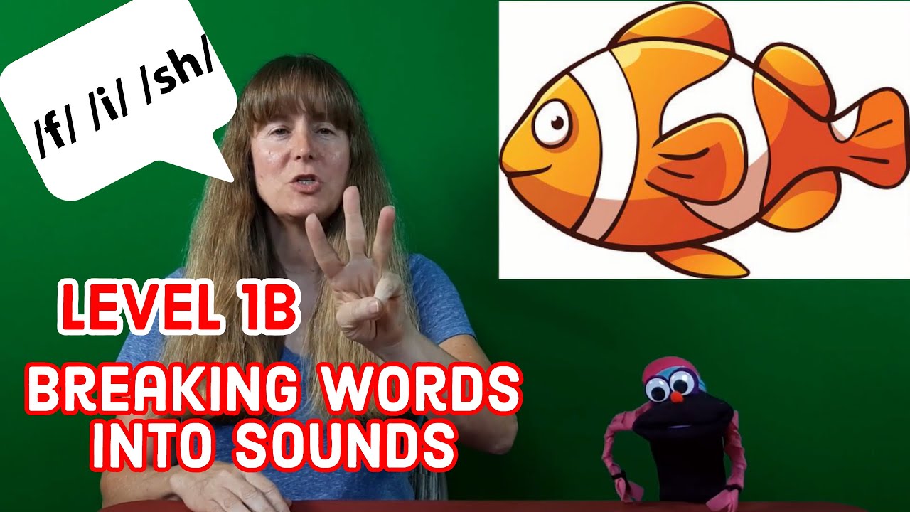 Learn How To Segment Words Into Sounds | Hear The Sounds In Spoken Words | Phoneme Segmentation | 1B
