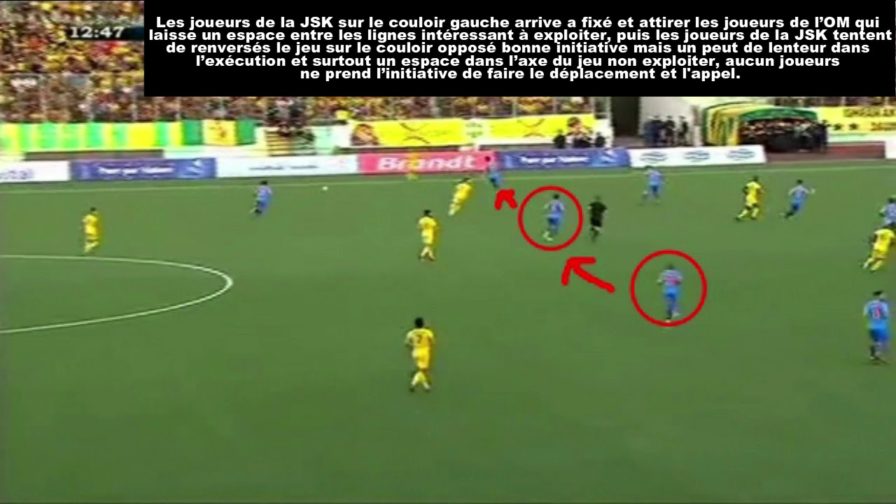 JSK analyse tactique du jeu (saison 2018 / 2019)