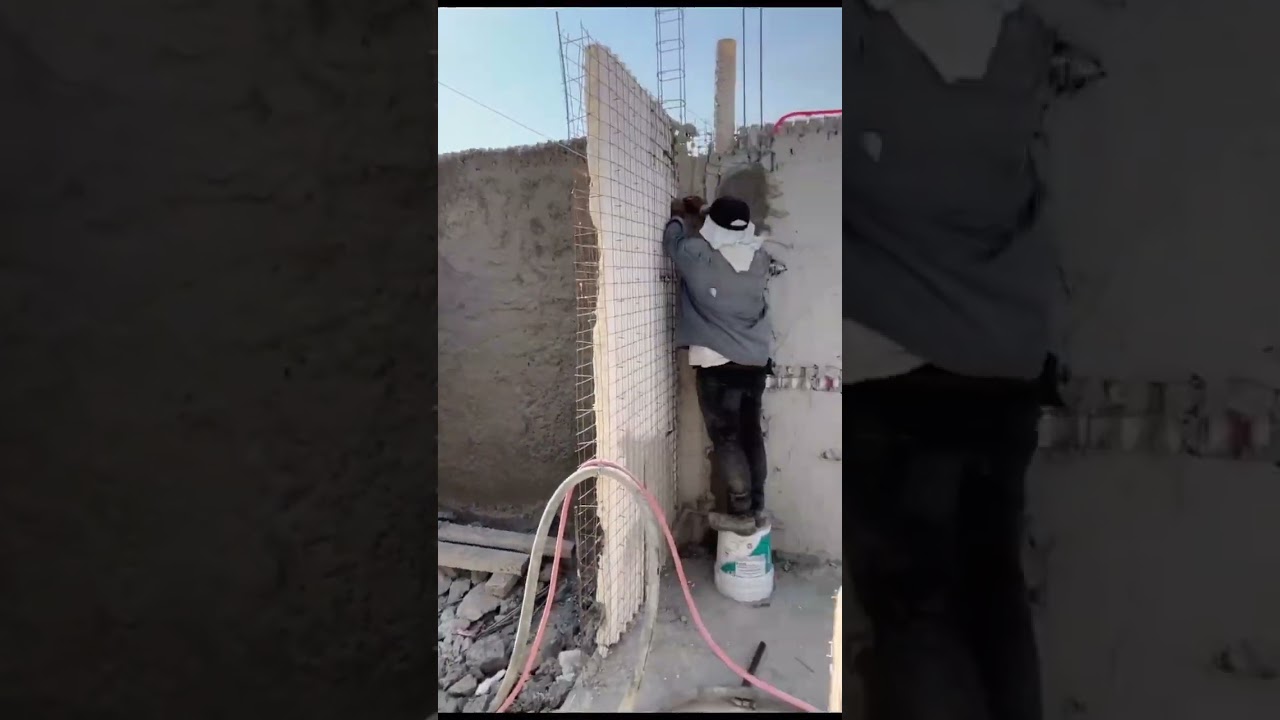 As&iacute; de r&aacute;pido obtienes #resultados con la #m&aacute;quina #lanzadora de #mortero￼