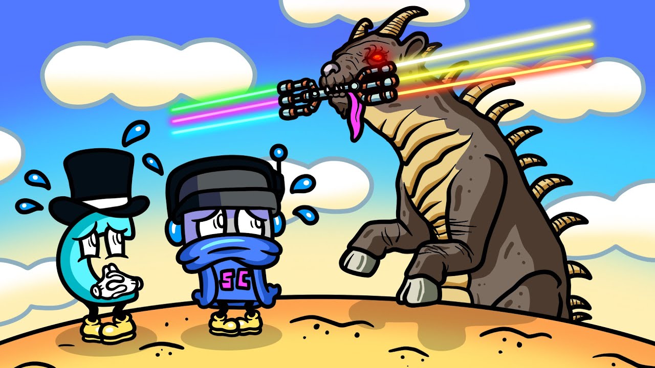We Turn into Goat Godzilla and Destroy the Wastelands with Lightsabers in Goat Simulator 3!