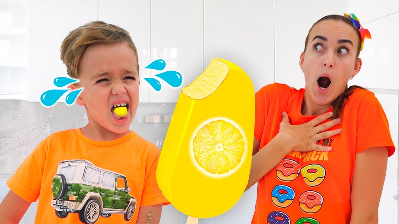 Ники  играет в продажу мороженого