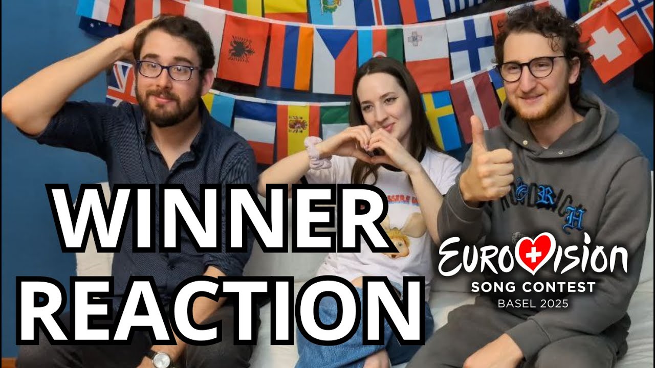 EUROVISION 2025 WINNER REACTION | ITA