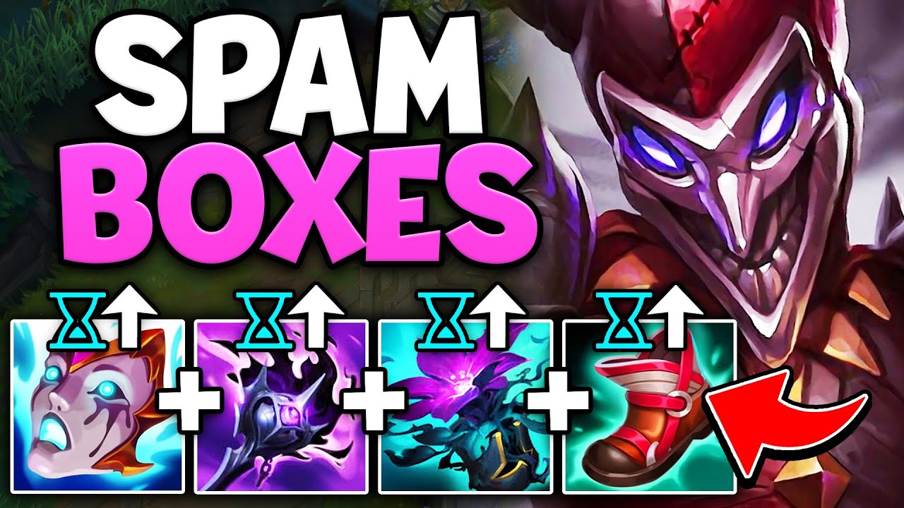 I'M ADDICTED TO THIS AP SHACO BUILD!! (SPAM BOXES EVERYWHERE)