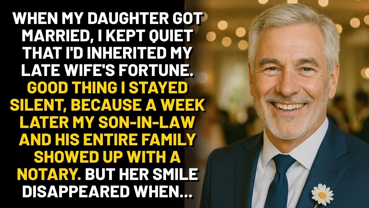 When My Daughter Married, I Didn’t Mention I Inherited My Wife's Fortune — Thank God I Didn’t…