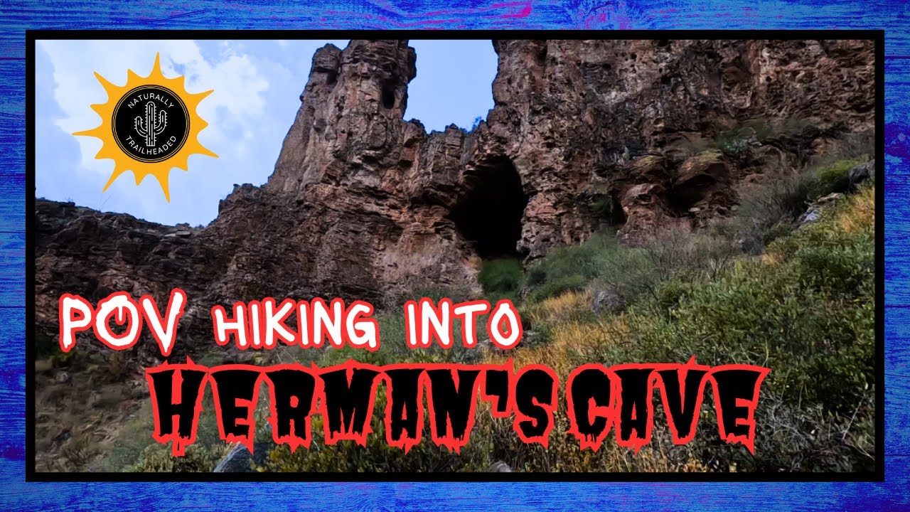 Climbing & Exploring HERMAN'S CAVE: A POV Hiking Experience in Arizona’s Superstition Mountains🌵