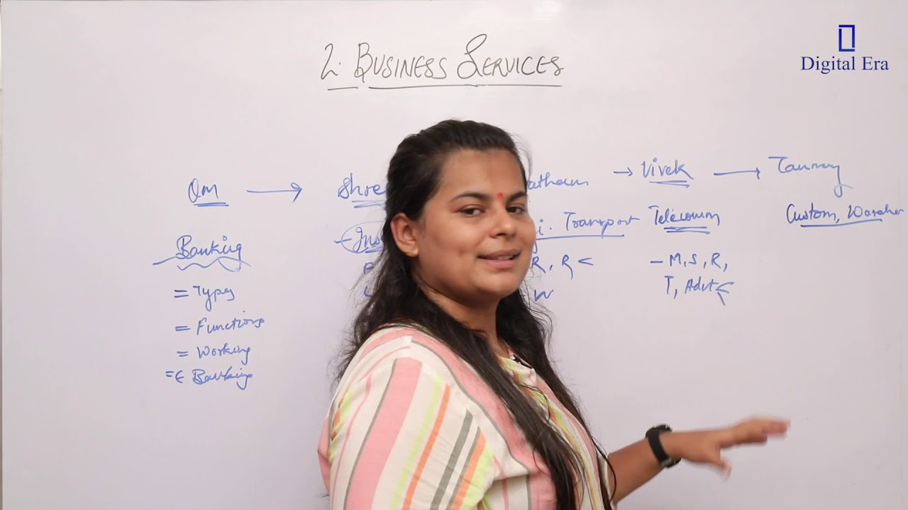 Business Services Class - 12 | Organization Of Commerce & Management | Digital Era