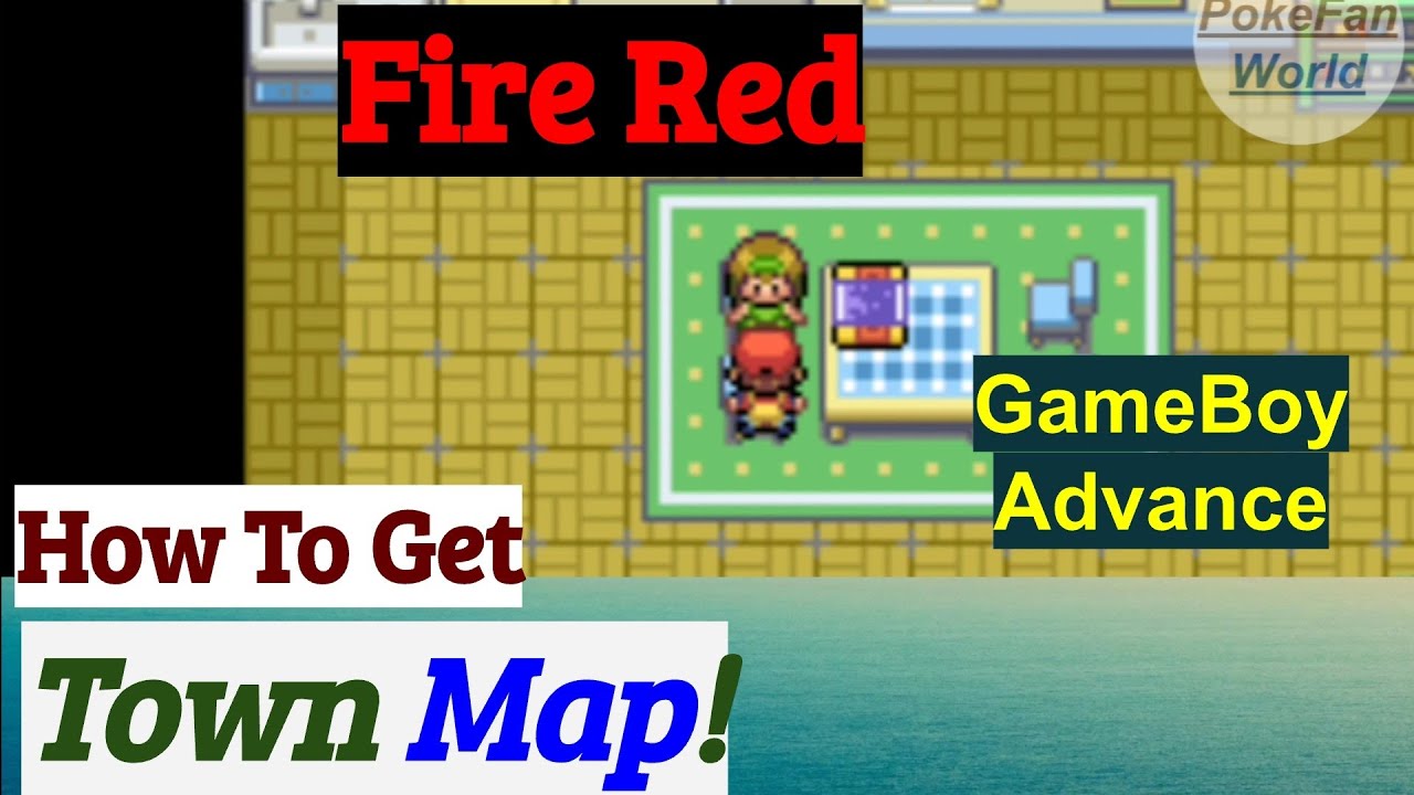 How To Get Town Map In Pokemon Fire Red & Leaf Green