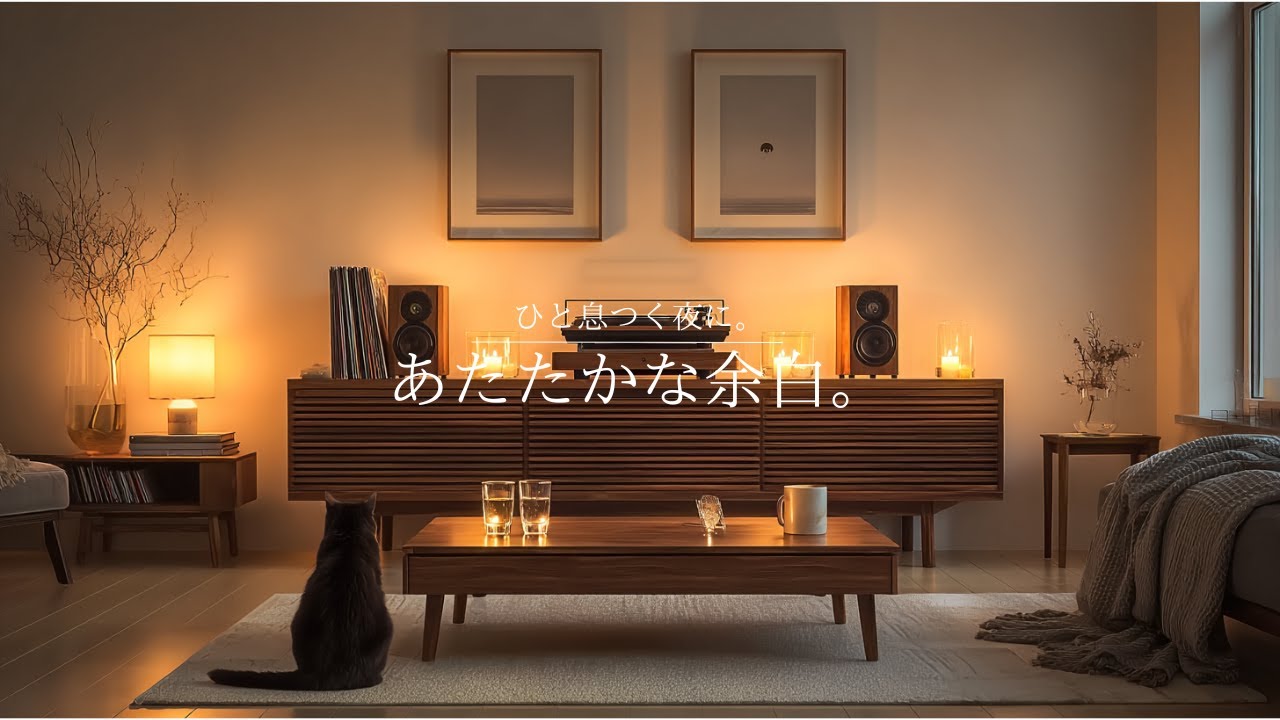 【夜の癒しBGM】今日を休ませる、あたたかな余白 🌕 Gentle Guitar Lo-Fi for Relax