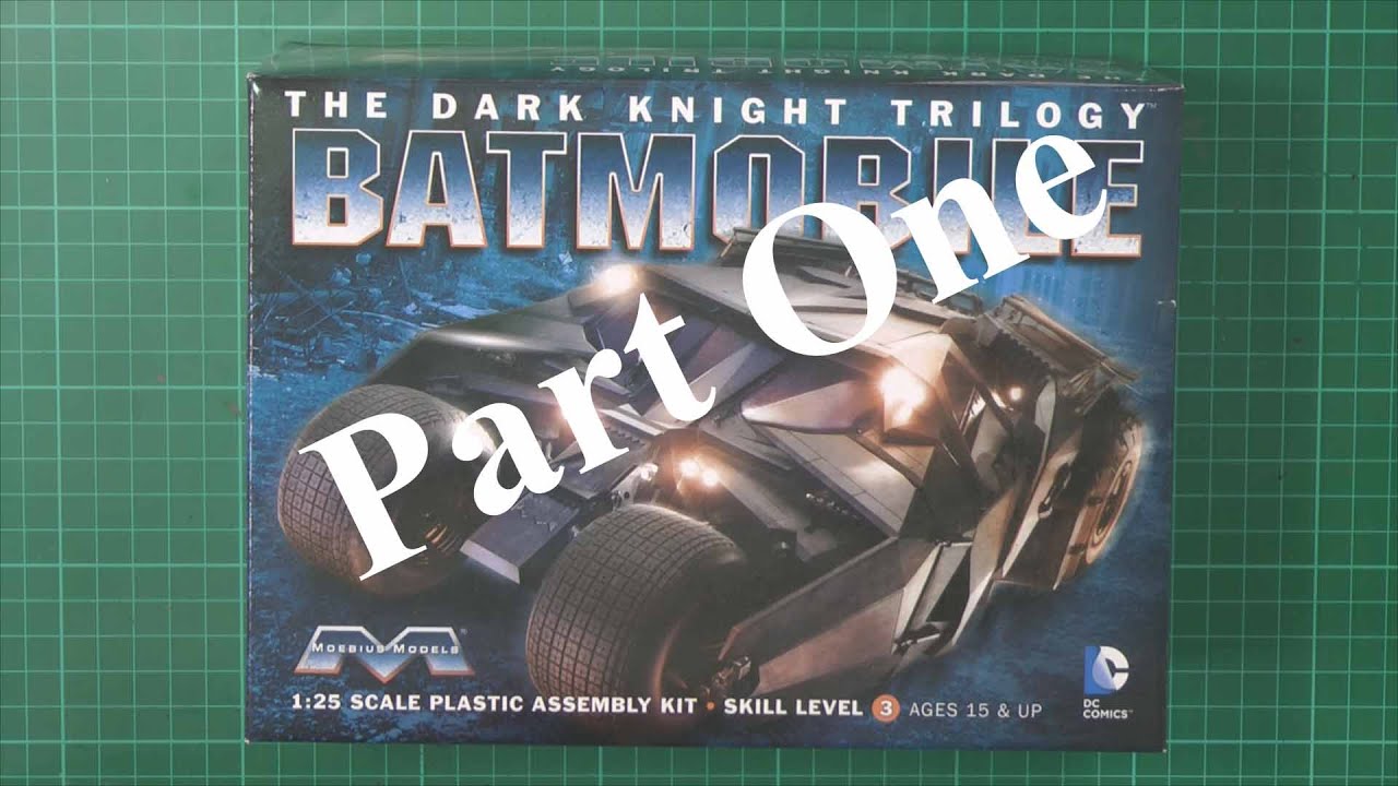 Moebius 1/25 Batmobile Tumbler part 1