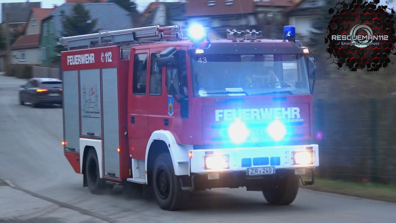 🚨 HLF 10 + TLF 16/24 + VRW Feuerwehr Hohenleuben