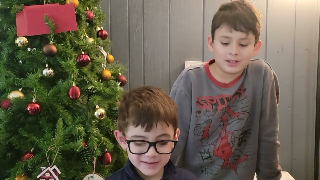 Cameron opens Christmas gifts 2025