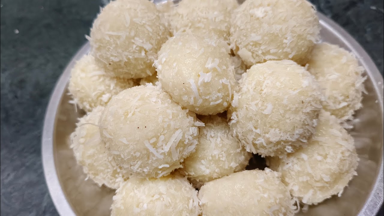  नारियल का लड्डु की रेसिपी 👌😋 coconut laddo recipe 👌