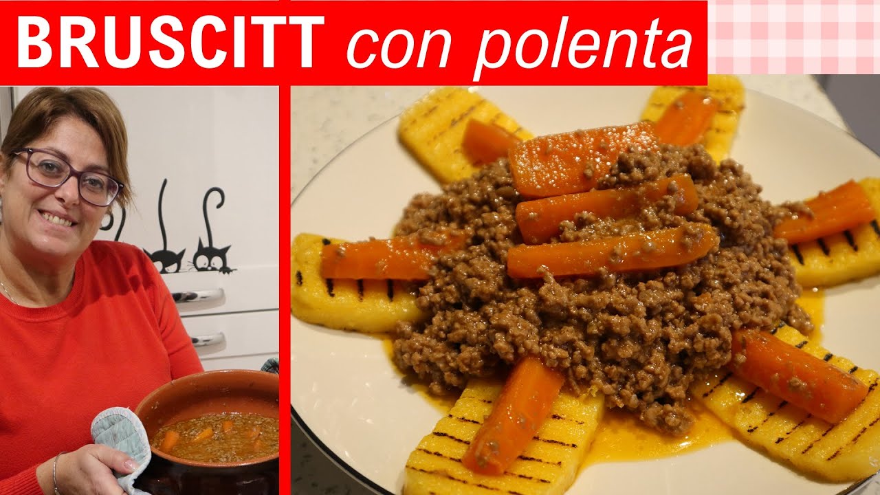 BRUSCITT con polenta arrostita | Ricetta originale con mie piccole varianti