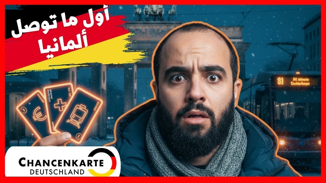 تعمل إيه اول ما توصل المانيا .. الحساب البنكي ، كارت التامين الصحي ، كارت المواصلات ، السكن والشغل.