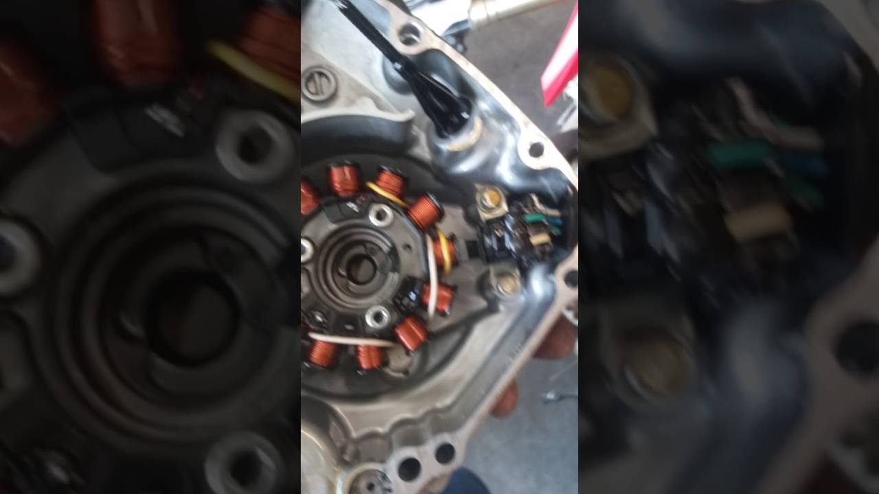 Installing 70 watt lighting stator on 2013 crf450r