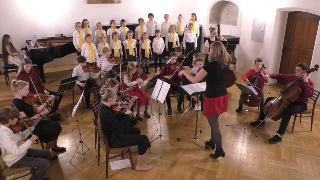 Smyčcový orchestr Gioco a sbor Prostředníček: Modlitba Anděl Páně 2 (L. Feldek, O. G. Brzobohatý)