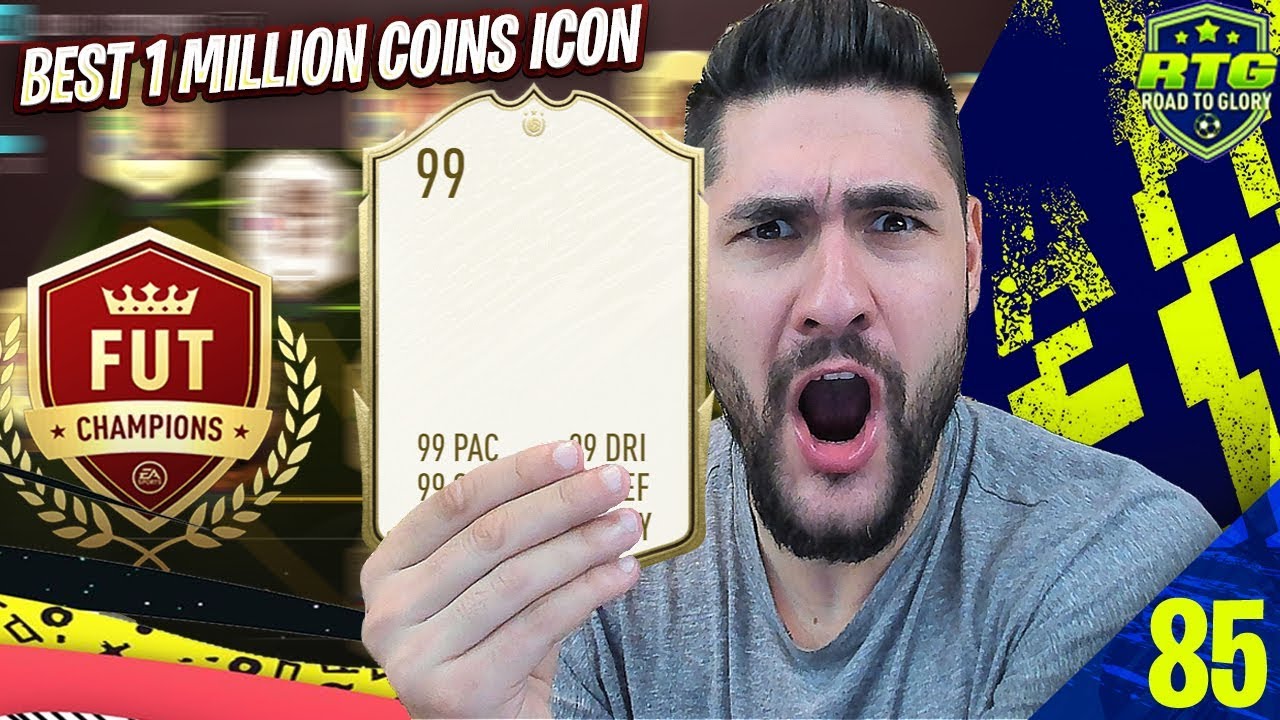 FIFA 20 I GOT THE BEST 1 MILLION COINS ICON in ULTIMATE TEAM !!! THE PERFECT PLAYER FOR FUTCHAMPIONS