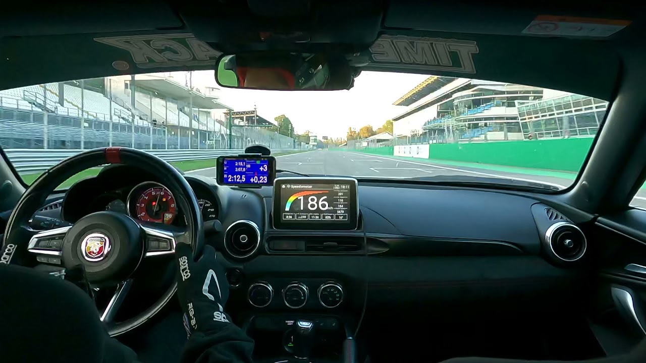 Time attack Italia quinto round Monza 10/10/21 Abarth 124 spider best lap 2,15,1