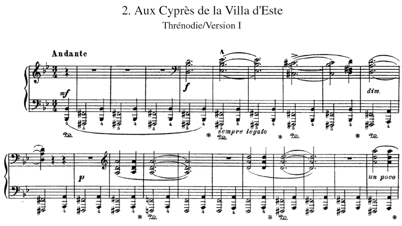 Liszt - _Années de pèlerinage_, troisième année, Part I -- Joseph Renouf, piano