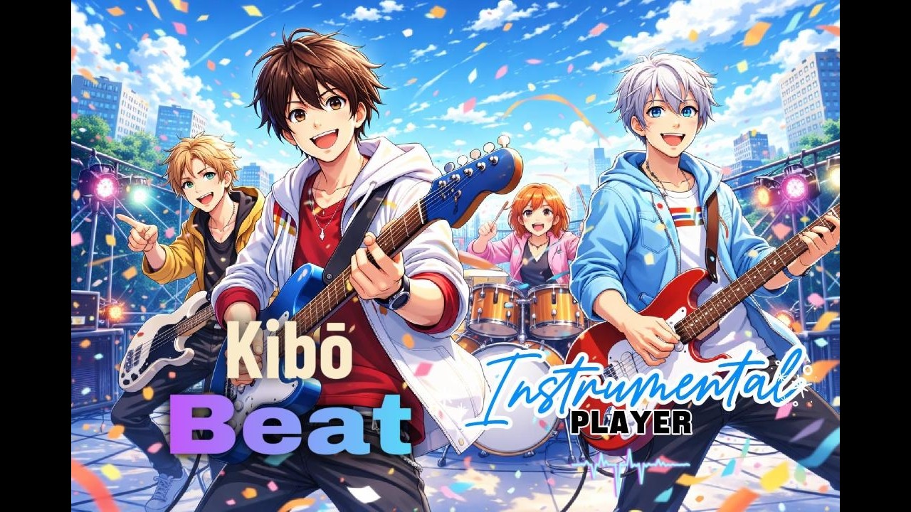 Kibō Beat - Instrumental Player – Feel-Good J-Pop Instrumental | Upbeat