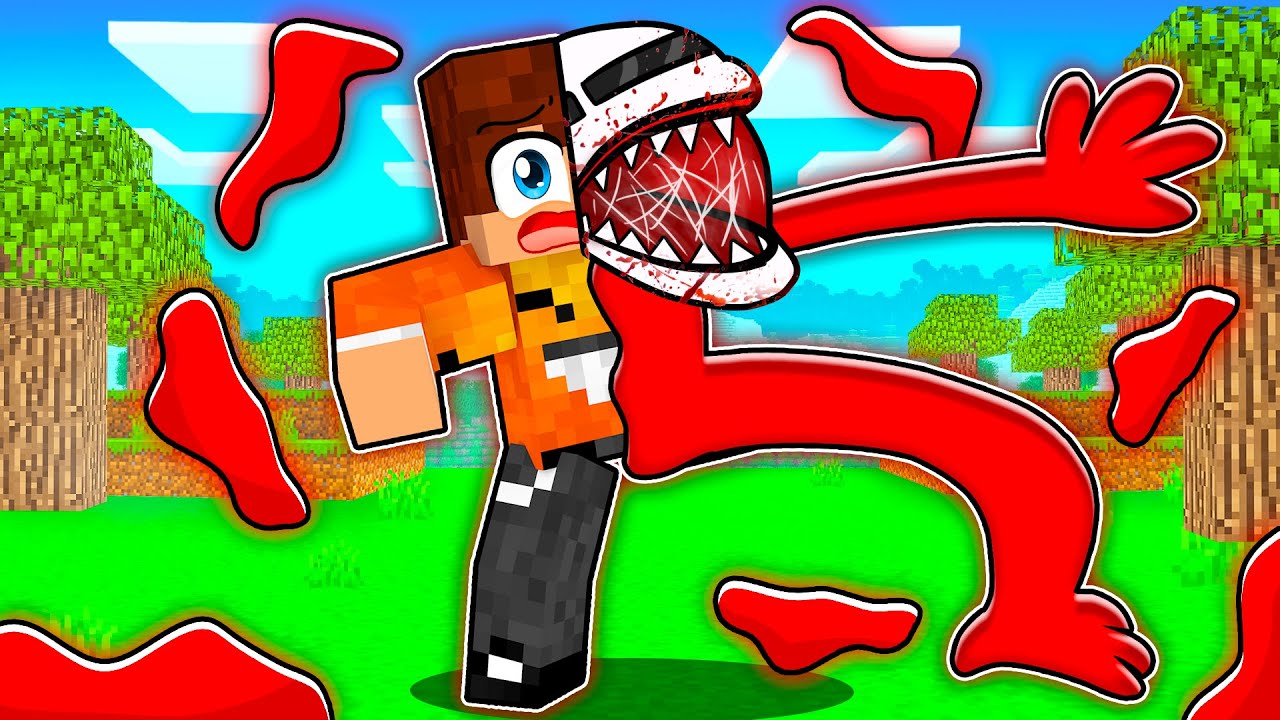 INFEKCJA INFECTED SKY w Minecraft! ZMIENIAM SIĘ W TO...