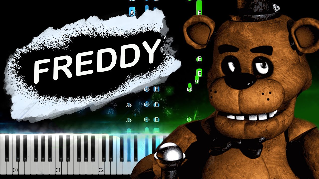 FREDDY - CG5, MatPat, Black Gryph0n (FNAF 10th Anniversary) Piano Tutorial