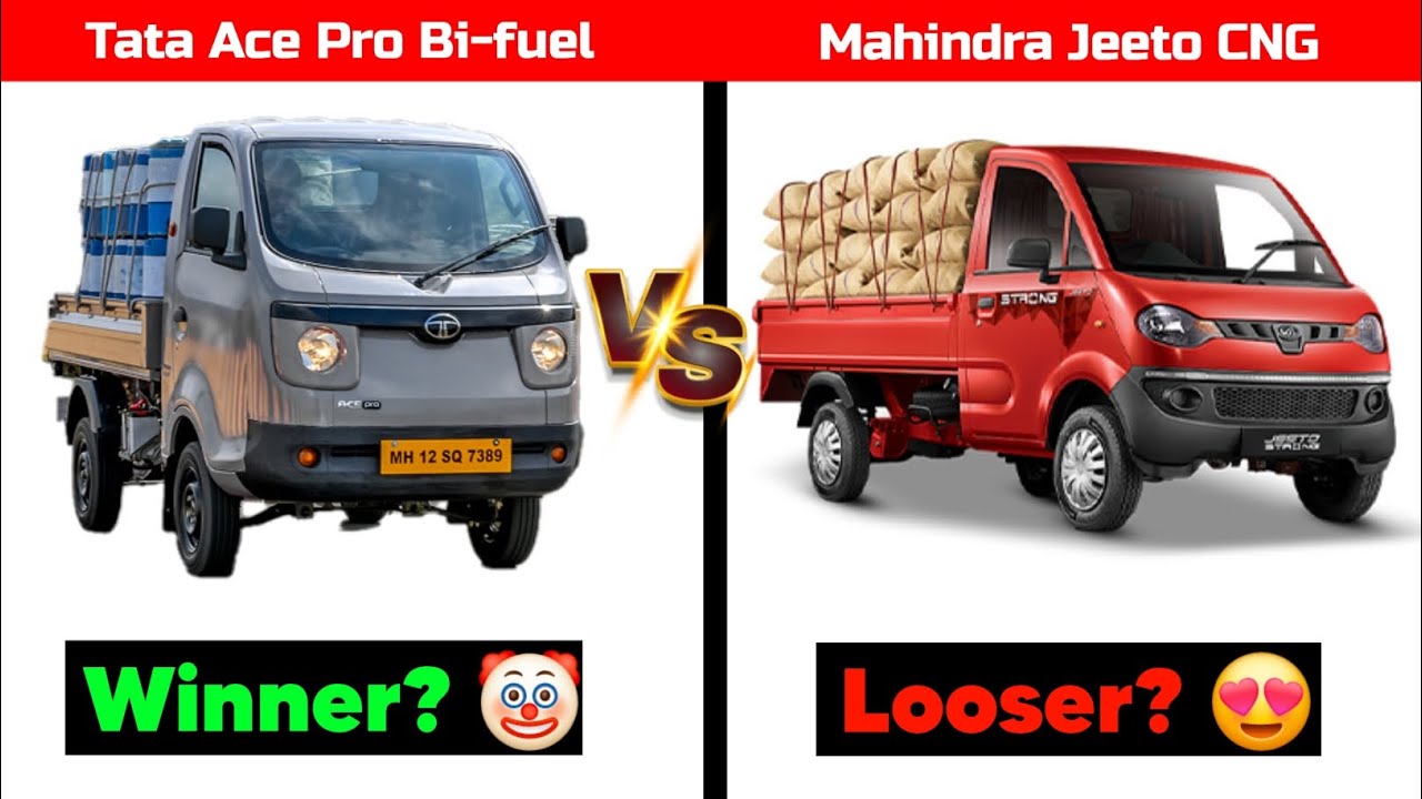 Tata Ace Pro Bi-Fuel vs Mahindra Jeeto CNG – कौन है बेहतर कमाई वाला छोटा हाथी? 🔥