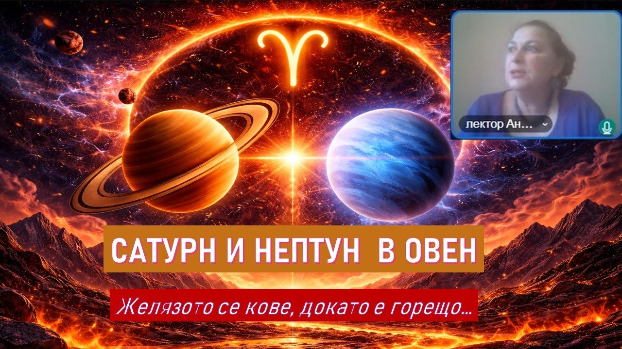 Сатурн и Нептун в Овен - желязото се кове, докато е горещо