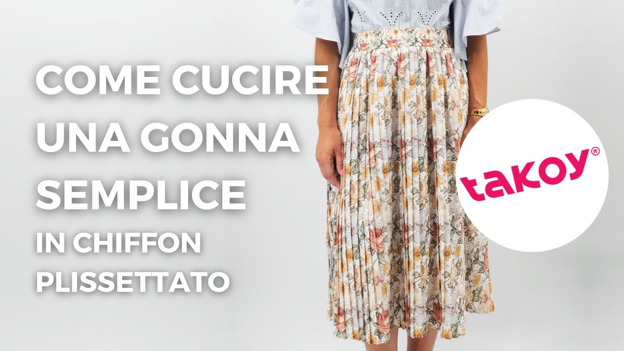 Come cucire gonna plissettata 💃