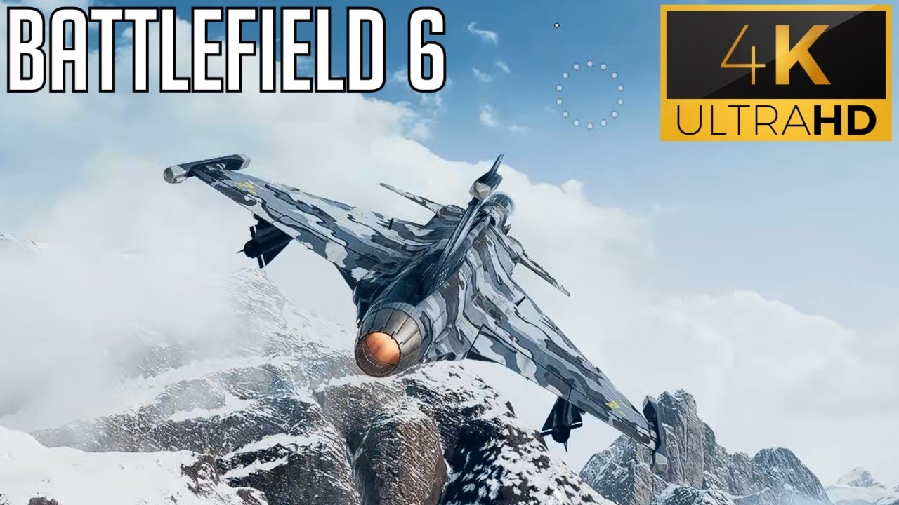 Battlefield 6 - Saab Gripen Jet Gameplay [4K OVERKILL]