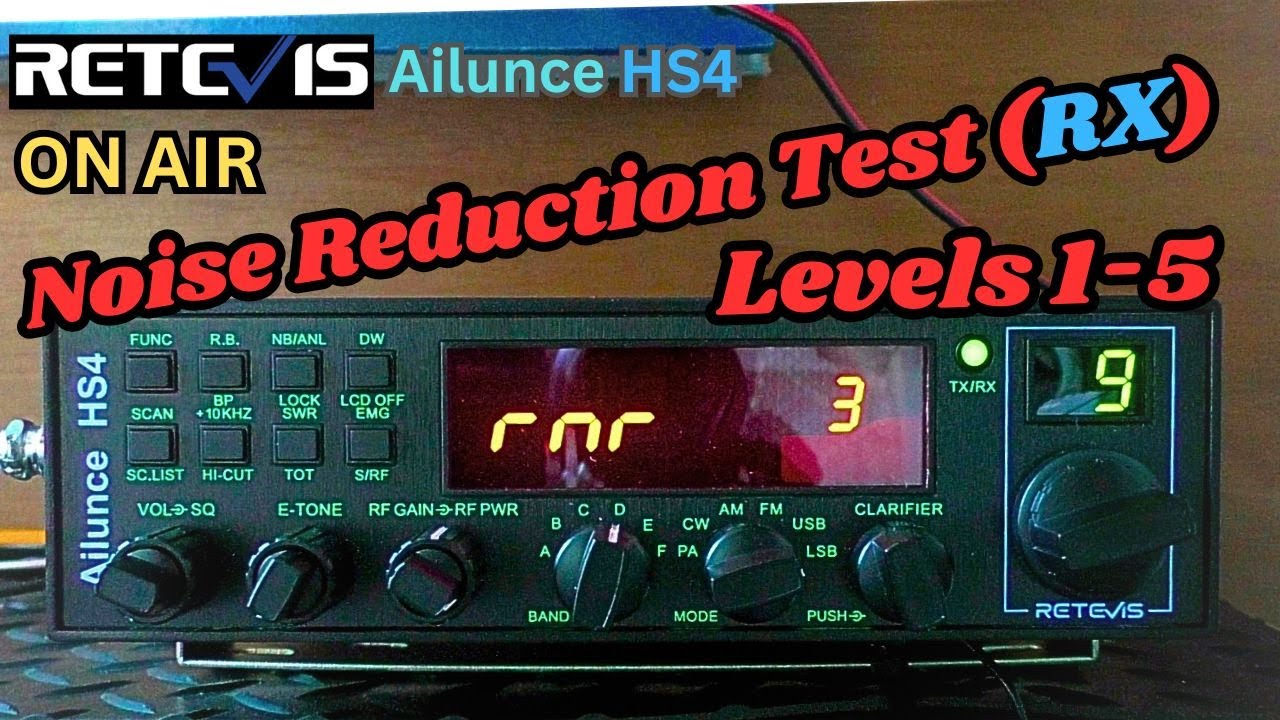 Retevis Ailunce HS4. What the noise reduction does.