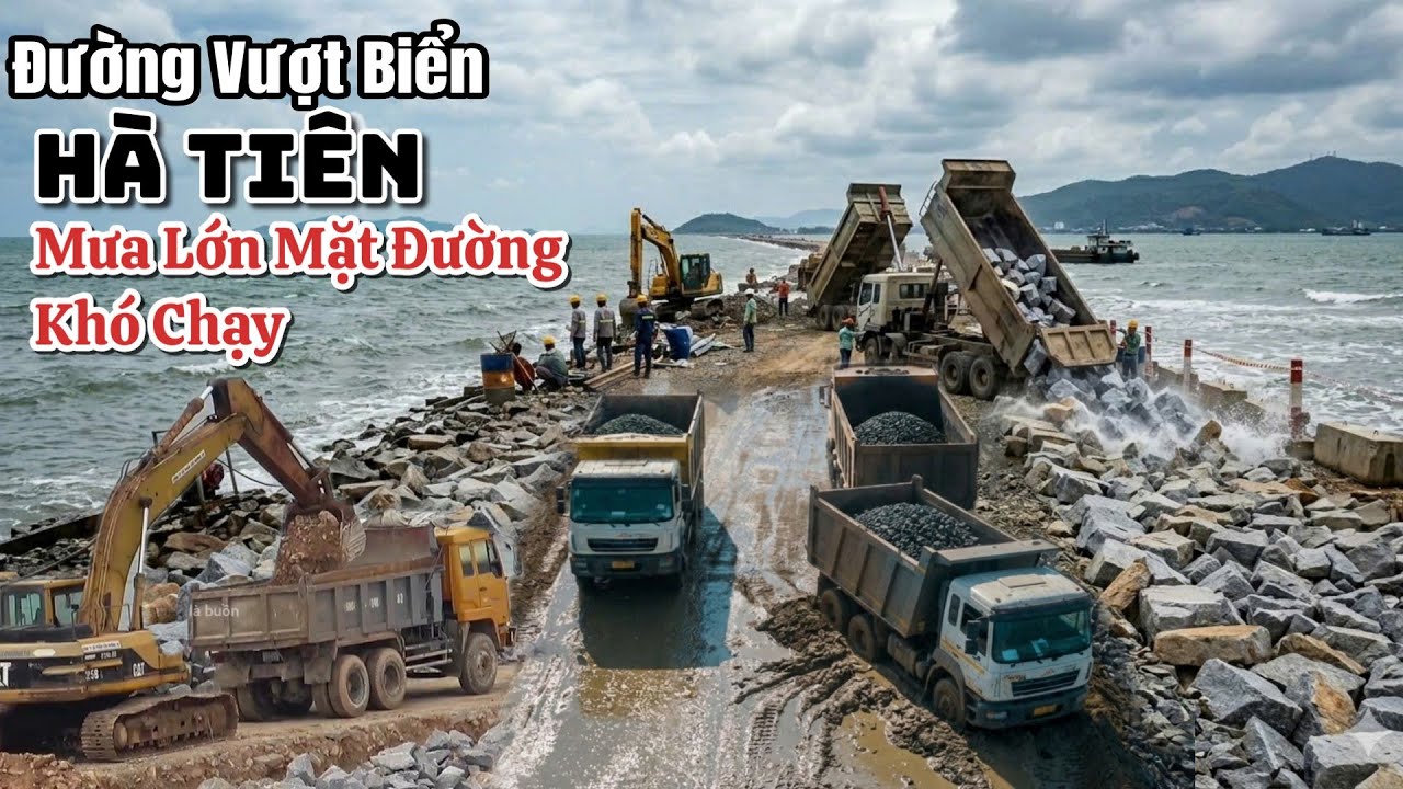 Hà Tiên Mưa Cả Đêm Đường Vượt Biển Khó Chạy Hơn Mọi Khi