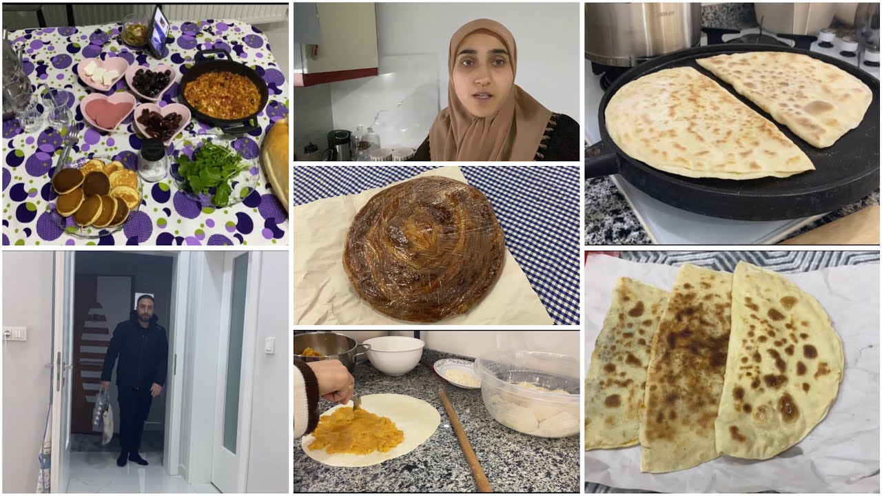 SADECE RAMAZANDA ÇIKIYOR⁉️ÇEŞİT ÇEŞİT GÖZLEME YAPTIM 🥰SAHUR🌙SOBADA ÇEKİRDEK KAVURDUM