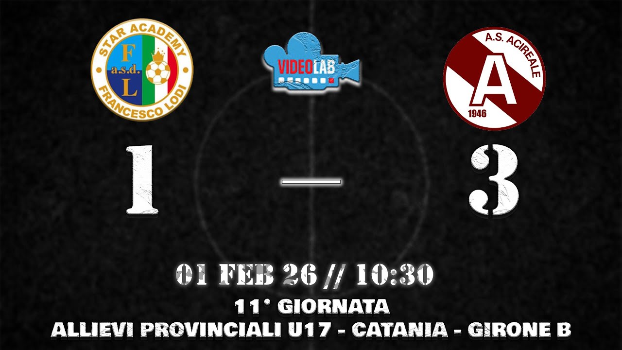 HIGHLIGHTS| 11 GIORNATA - ALLIEVI PROVINCIALI U17 | ACADEMY CICCIO LODI 1-3 CITTÁ DI ACIREALE 1946
