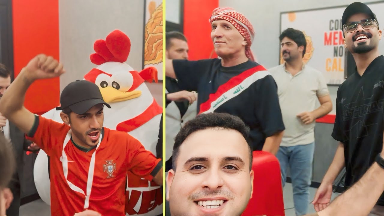 جوله في شوارع بغداد مع مشاهير العرب 