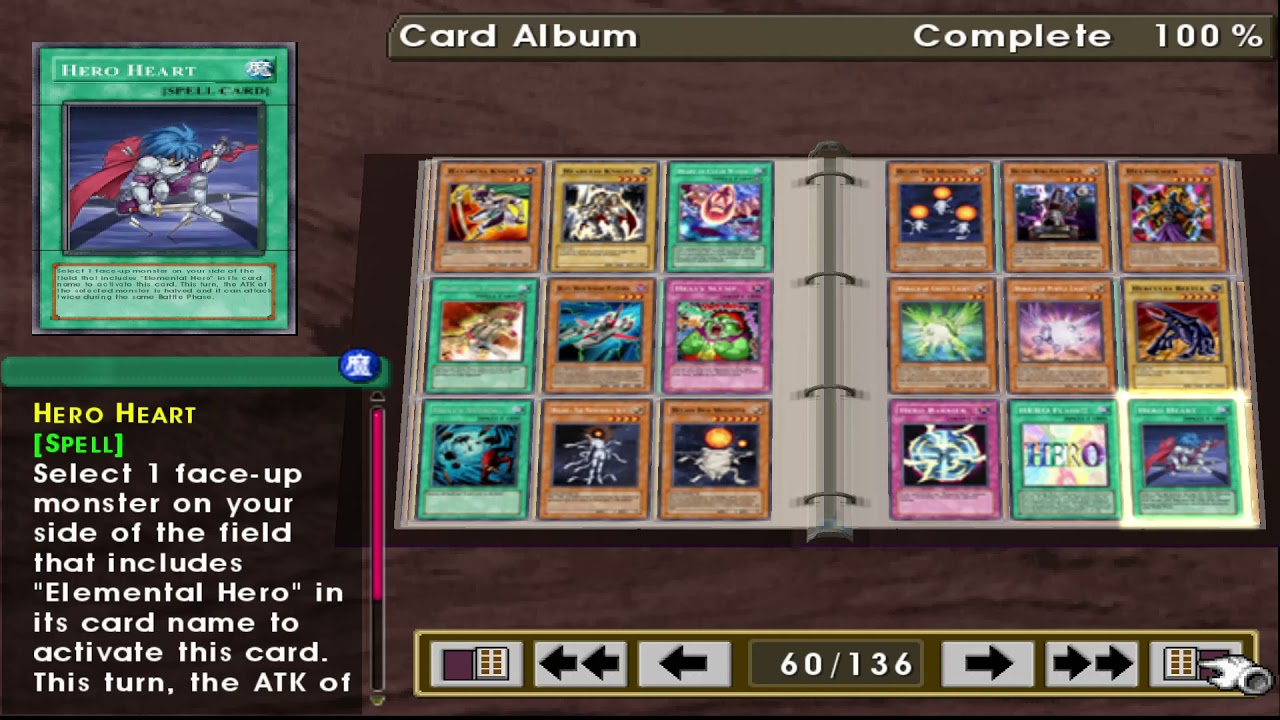 Yu-Gi-Oh! GX Tag Force Evolution Card Album 100% Completed/ Álbum de cartas 100% Completo