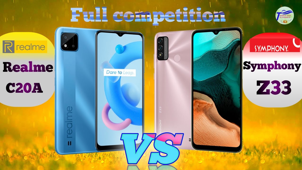 Realme C20A vs Symphony Z33 best of Smartphone full compilation tutorial