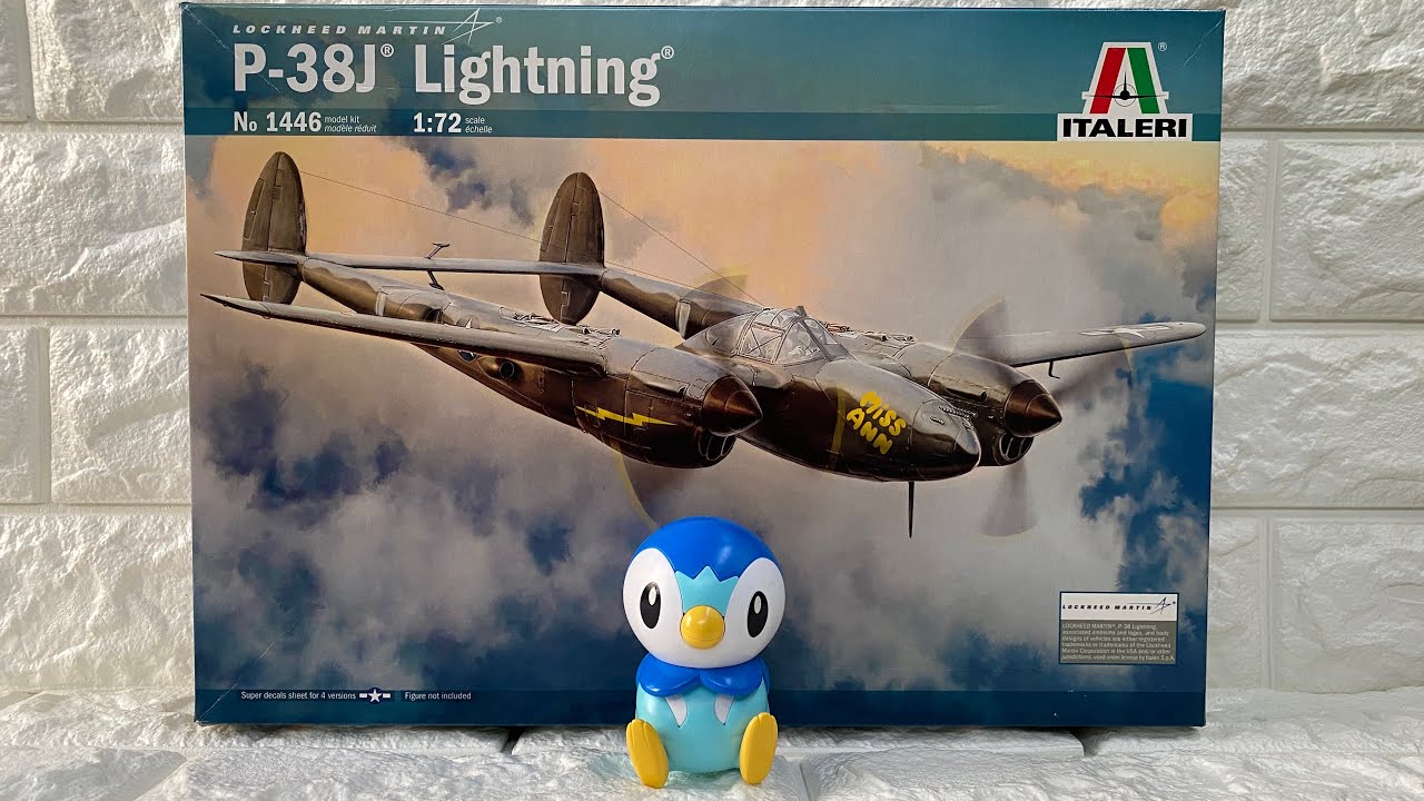 Unboxing Italeri 1446 P-38J Lightning