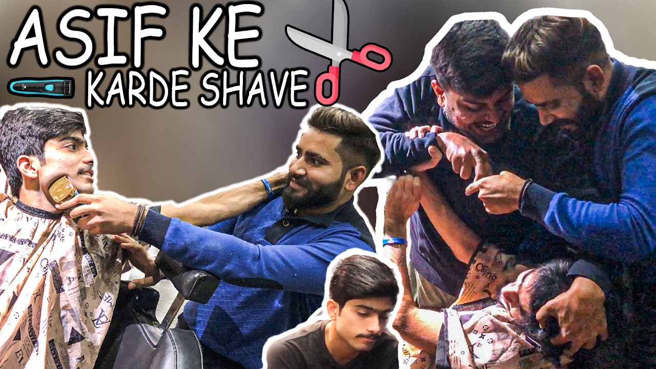 Shaving Prank On Asif | Comedy Sketch | Barber Prank | Prank In Pakistan |  @sykotv5039