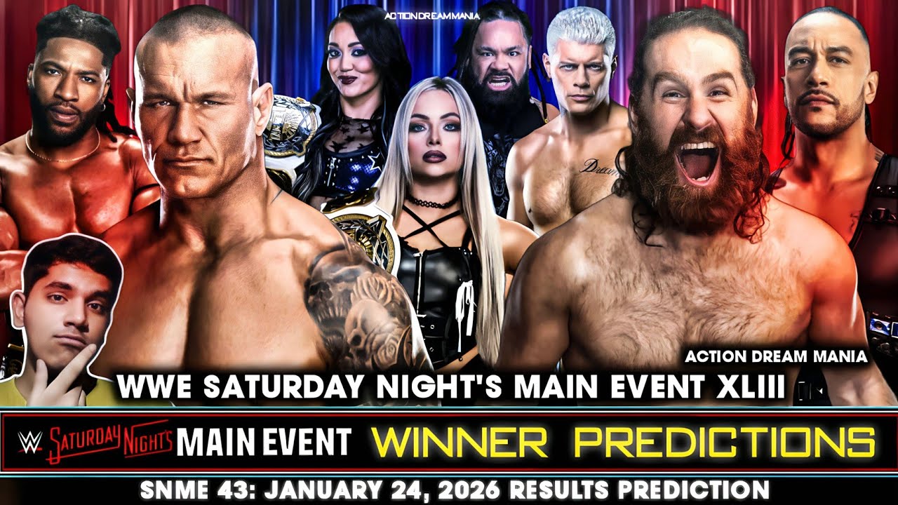 Прогнозы на победителя WWE Saturday Night's Main Event 2026 | Результаты SNME 43 XLIII | Action D...