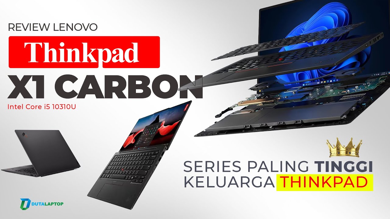 Kasta Tertinggi Laptop Lenovo Thinkpad! Kuat dan bisa diandalkan - Core i5 RAM 16GB SSD 256