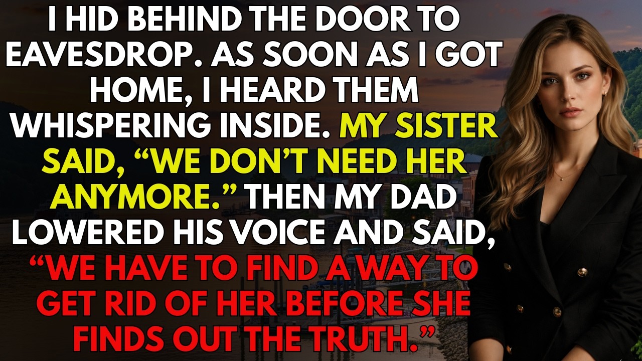 My Sister Decided to Get Rid of Me — I Hid Behind the Door and Heard What My Dad Said Next...