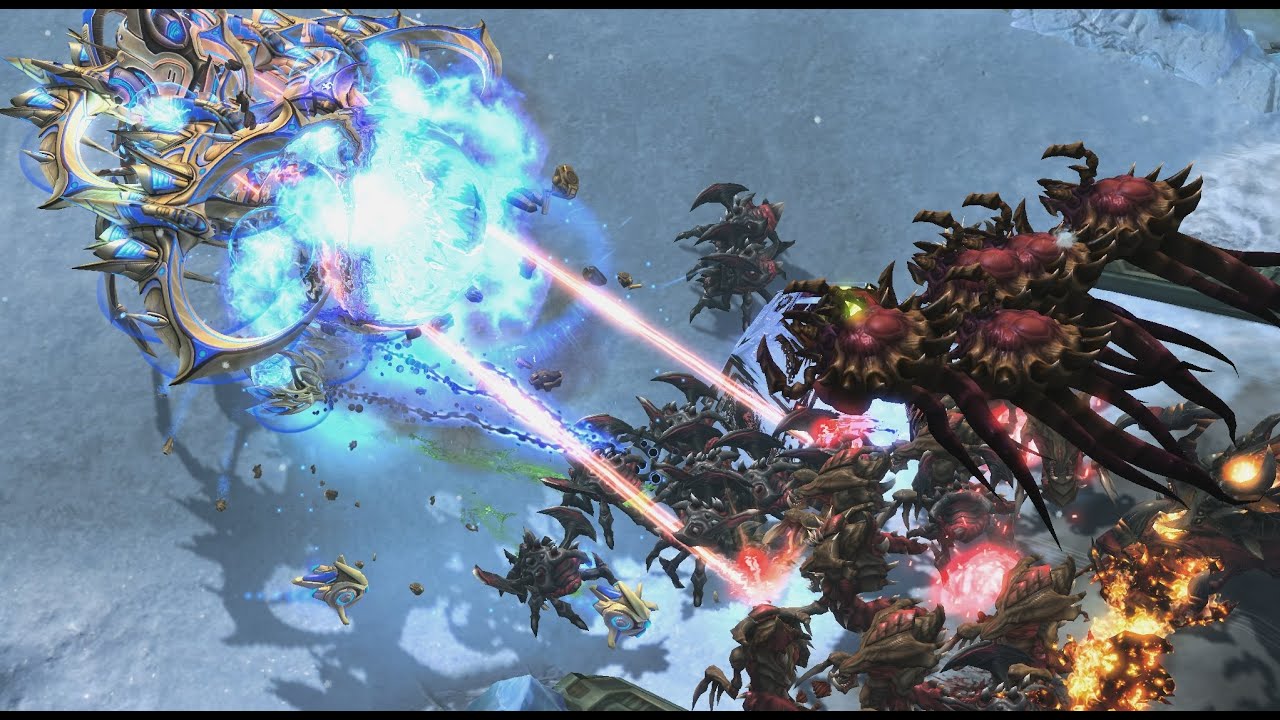 Why Splash Damage Is Nice -  BlUeTeE (P) vs glhf (Z) on Altitude - StarCraft 2 - 2022