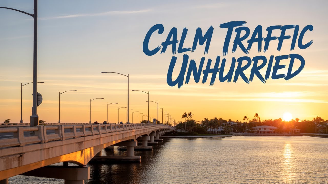 Quiet Sunset Crossing – Ocean Avenue Bridge | Lantana, Florida