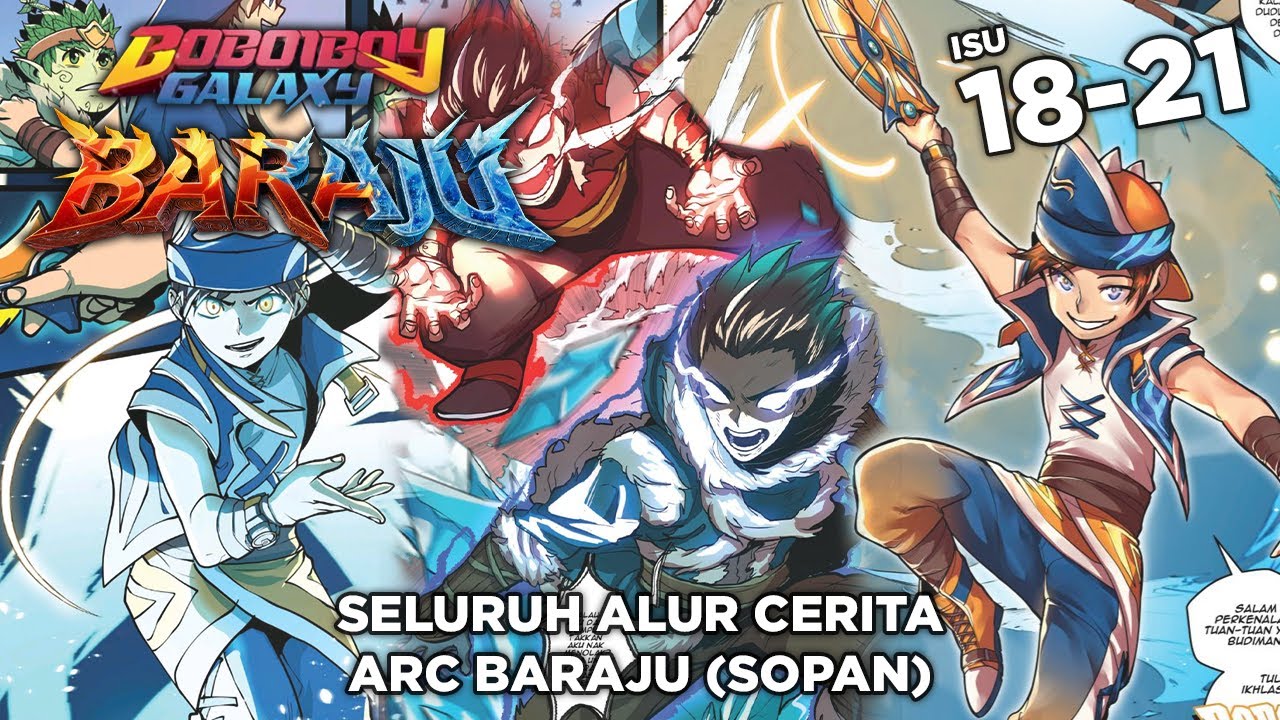 Seluruh Alur Cerita Boboiboy Galaxy Arc Baraju - Komik Boboiboy Galaxy Musim 2